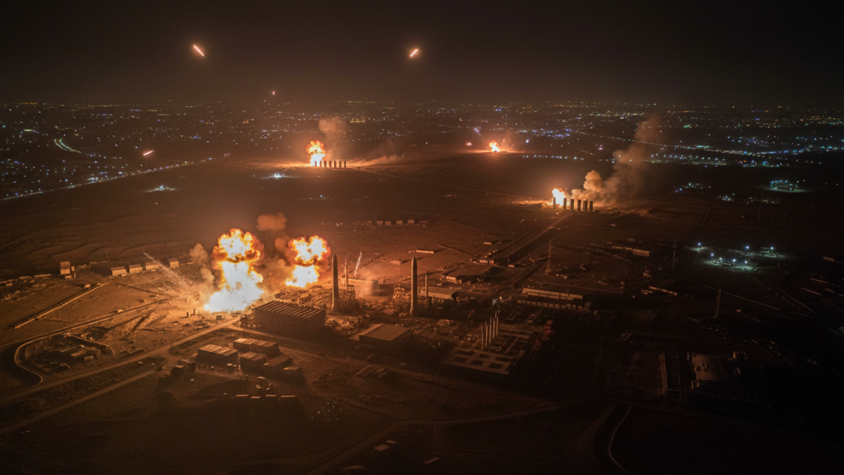 לילה של תקיפות באיראן: צה