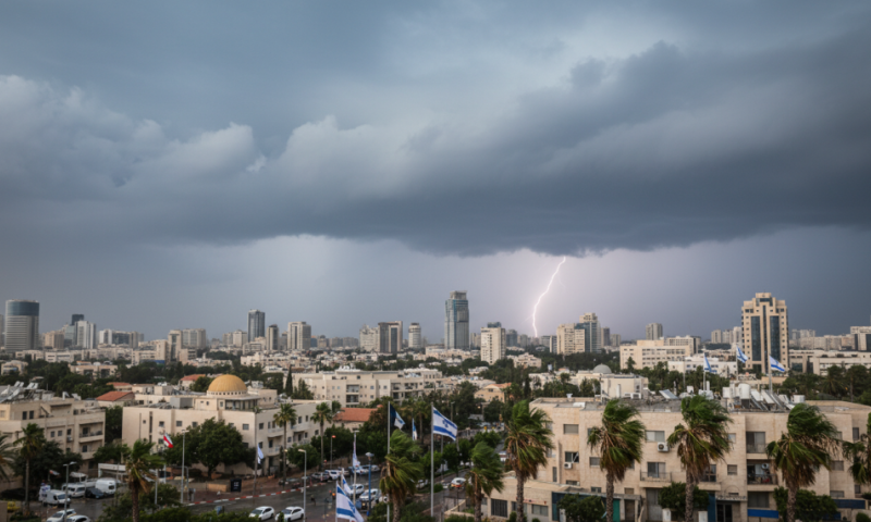 השירות המטאורולוגי: עדכון חשוב לשעות הקרובות