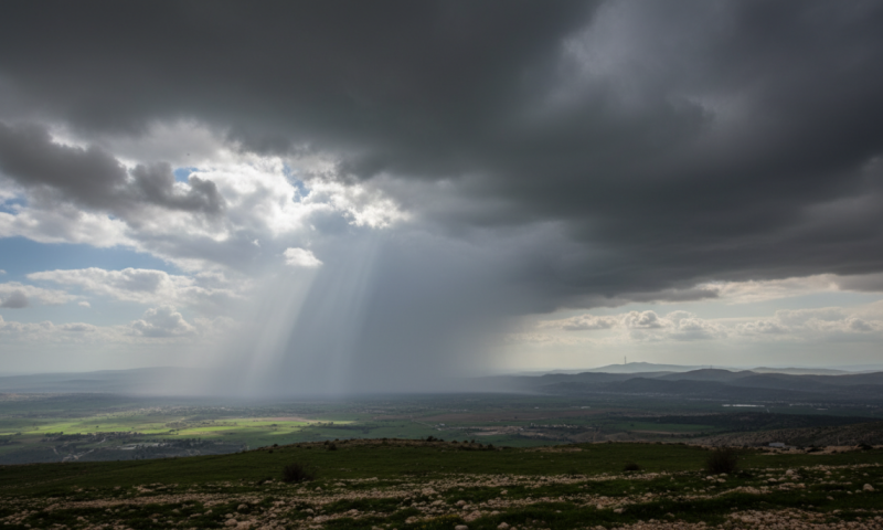 החורף חוזר בגדול: התקררות, גשם ושטפונות: תחזית מזג אוויר