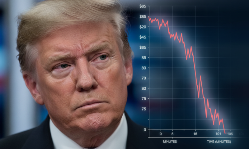 דקות אחרי האמירה של טראמפ: צניחה במחיר הנפט