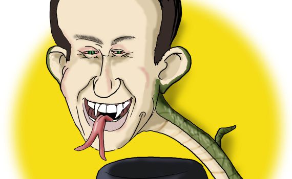 הקריקטורה היומית של אור רייכרט: לשון הגזית