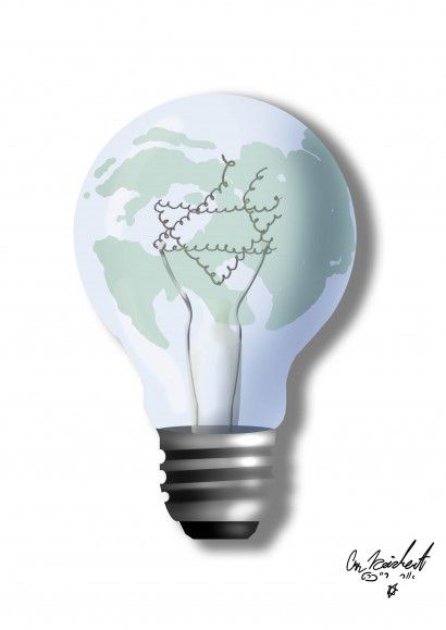 הקריקטורה היומית של אור רייכרט: יום כדור הארץ