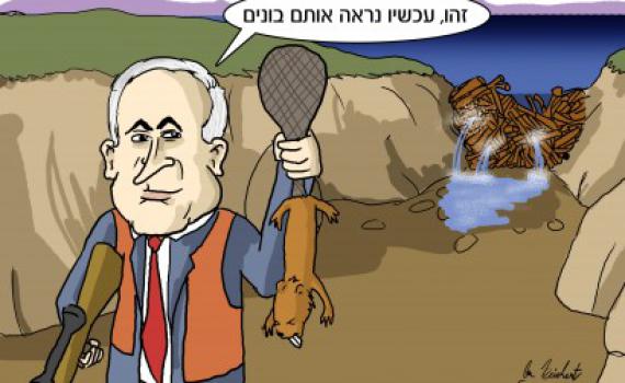 הקריקטורה היומית של אור רייכרט: ביבי-בונה והורס