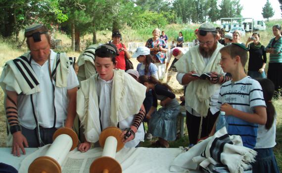 קוללוש בחומש: לראשונה התקיימה במקום בר מצווה