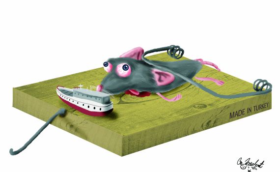 הקריקטורה היומית של אור רייכרט: המלכודת הטורקית