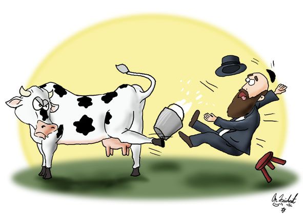 הקריקטורה היומית של אור רייכרט: בג"ץ נגד החרדים