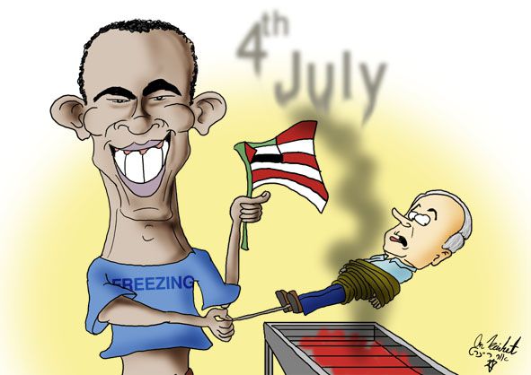 הקריקטורה היומית של אור רייכרט: ברביקיו אמריקאי