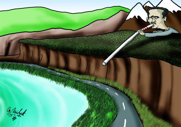 הקריקטורה היומית של אור רייכרט: השאיפה הסורית לשלום