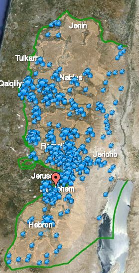 תודה לשלום עכשיו: מפת צמיחת היישובים ביהודה ושומרון