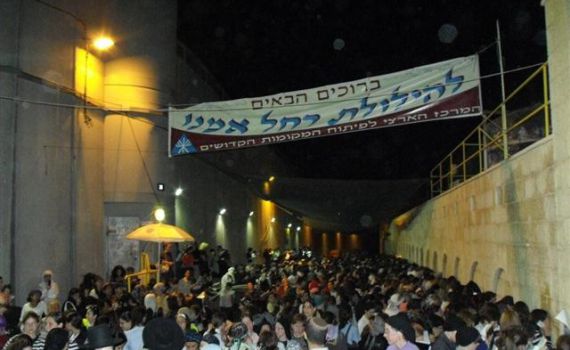 תמונות מעליית ההמונים לקבר רחל בבית לחם