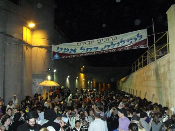 תמונות מעליית ההמונים לקבר רחל בבית לחם