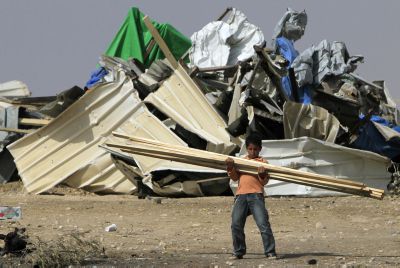 פונו בדואים שהשתלטו על 400 דונם אדמות מדינה בנגב