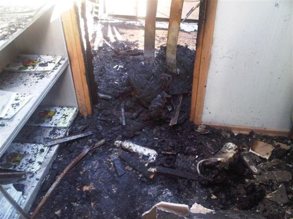 האלימות בלוד נמשכת: משרד מכירות הוצת על רקע עברייני