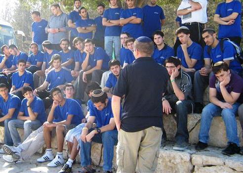 שמיניסטים דנו על "גיל ההתברות" בישיבת שעלבים