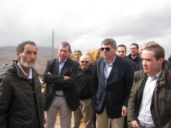 משלחת של חברי פרלמנט אירופאים בביקור בשומרון