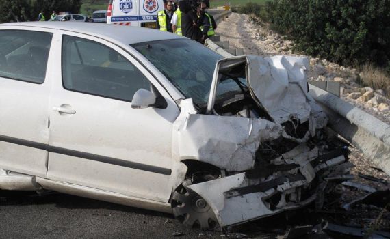 תמונות מתאונת הדרכים הקשה בסמוך לצפת
