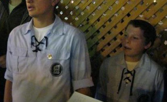 תמונות מתפילת חניכי בני עקיבא למען יונתן פולארד