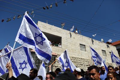 משטרת ישראל לא מאפשרת לצעוד עם דגלי ישראל ביפו