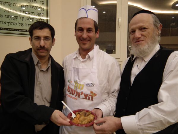 הזוכה בתחרות מלך הצ'ולנט של אפרת: צ'ולנט אשכנזי טהור