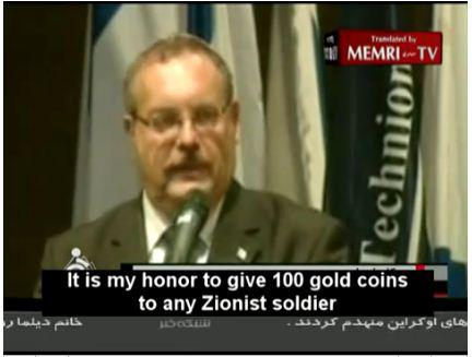 השר דניאל הרשקוביץ "מצוטט" בטלוויזיה האיראנית