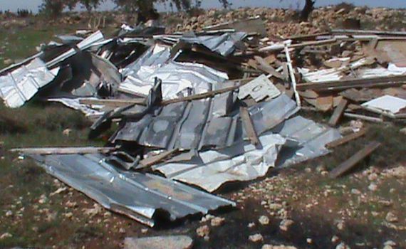 זה מה שנשאר ממאחז רמת מגרון אחרי ההרס הבוקר