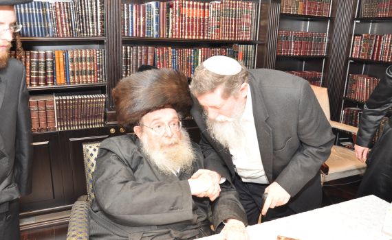 כצל'ה נפגש עם האדמו"ר מסדיגורא (גלריה)