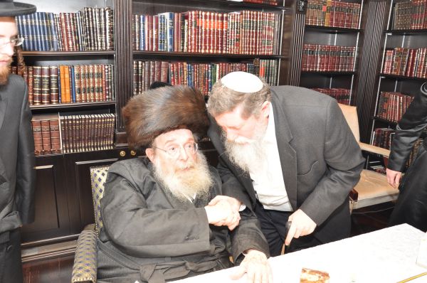 כצל'ה נפגש עם האדמו"ר מסדיגורא (גלריה)