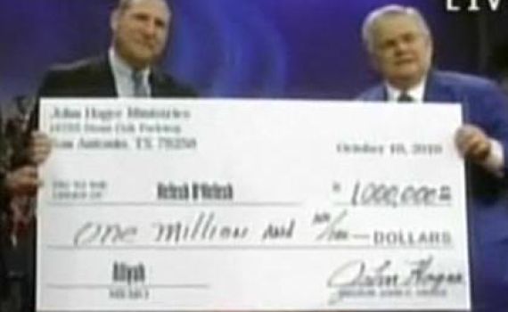 זוכה פרס מוסקוביץ' לציונות ממומן על ידי נוצרים