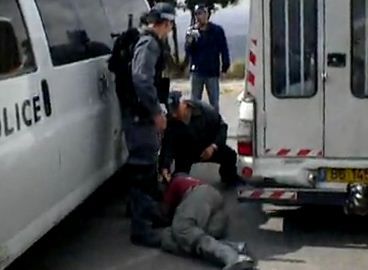 התיז גז לפניו של מפגין ועכשיו יועמד לדין משמעתי