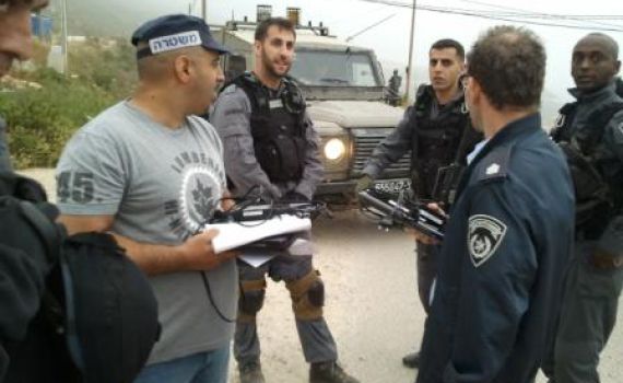 תג מחיר של המשטרה נגד משרדי "הקול היהודי" ביצהר