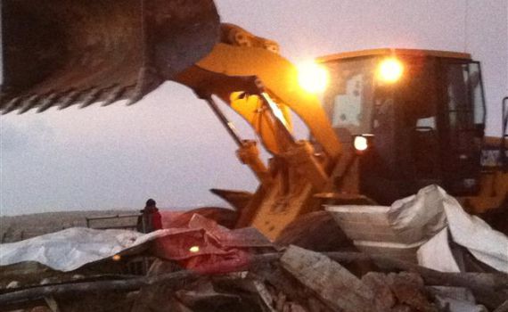 מוצאי יום ירושלים: פינוי אלים בעלי עין בשומרון