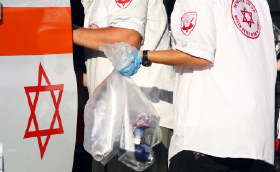 מד"א: אין סימון מיוחד לאמבולנסים ביהודה ושומרון