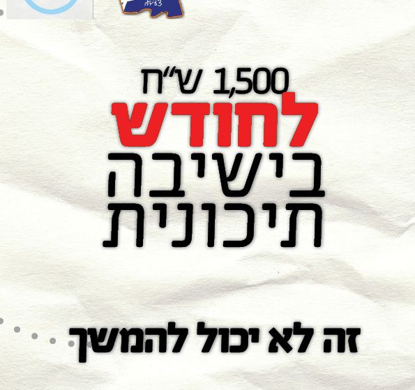 צעירי המפלגות הדתיות מתאחדים להורדת המחירים