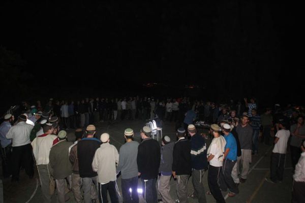 מעמד סליחות בחומש: "אנחנו כאן שיתקדש שמך בעולם"