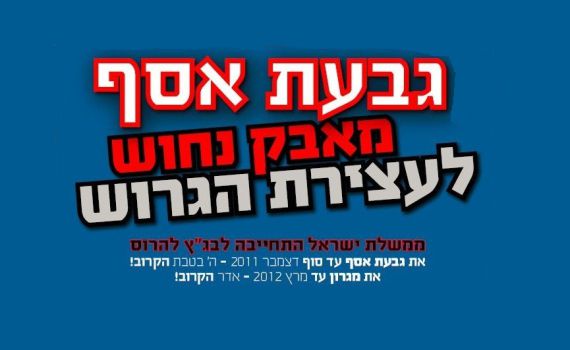 גבעת אסף: עצרת תפילה המונית לביטול רוע הגזרה