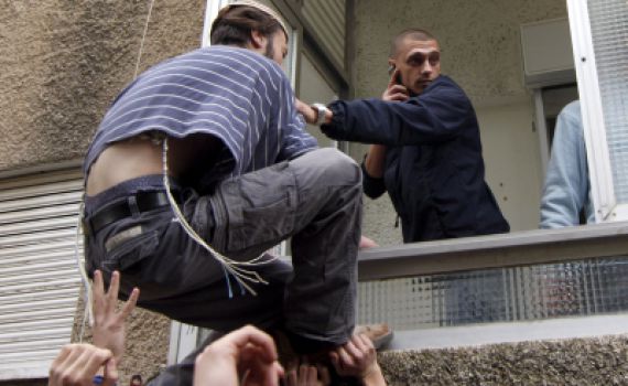 מעצר אלים של פעילי ימין בדירה בירושלים