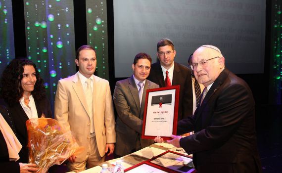 יקיר העיר באר שבע: יו"ר בית מוריה אריה בודנהיימר