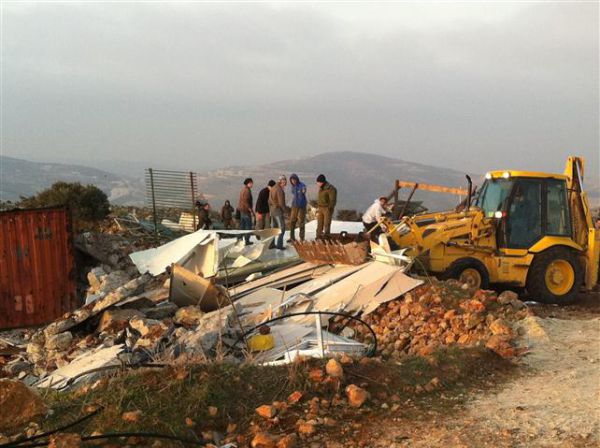 הרס במצפה יצהר: התושבים כבר התחילו לבנות מחדש