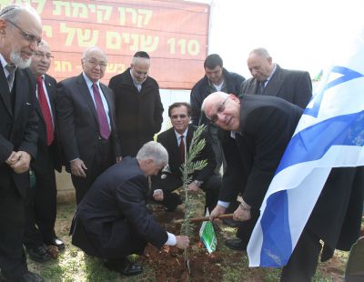 נתניהו, הרב הרשקוביץ, רובי ריבלין והאדמו"ר מקאליב