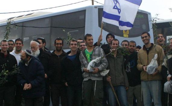 ישיבת ההסדר בחספין בביקור הזדהות וחיזוק במגרון