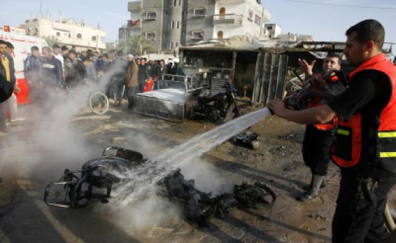 תמונות וסרטונים: מתקיפות צה"ל בעזה