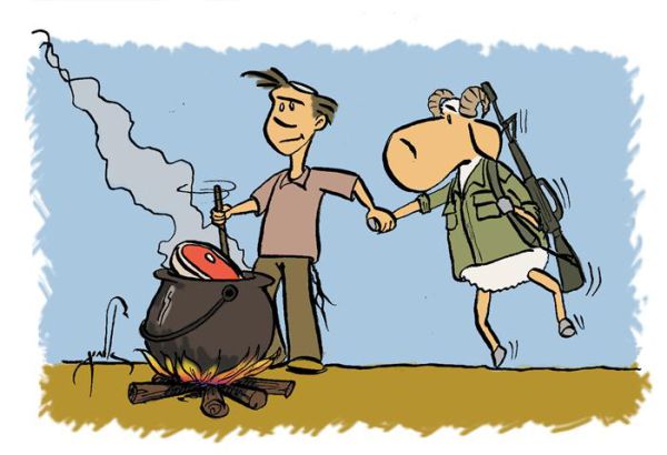 קריקטורה לכבוד שבת: פרשת תצוה