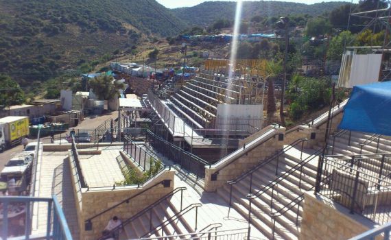 גלריה: במירון מתכוננים לל"ג בעומר