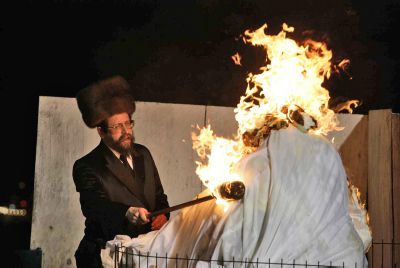 ככה זה נראה: הדלקת תולדות אהרון במירון