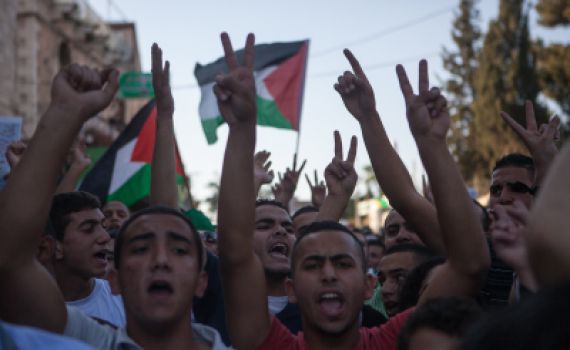 סטודנטים יהודים מול ערבים ביום הנאכבה