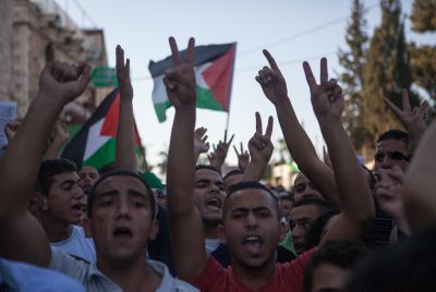 סטודנטים יהודים מול ערבים ביום הנאכבה