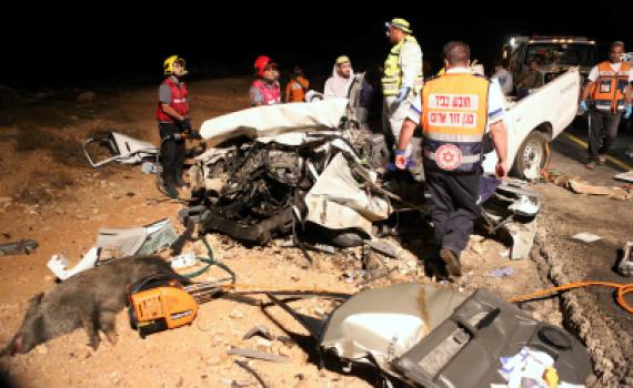 כך דיווח עיתון 'המודיע' על התאונה בשומרון