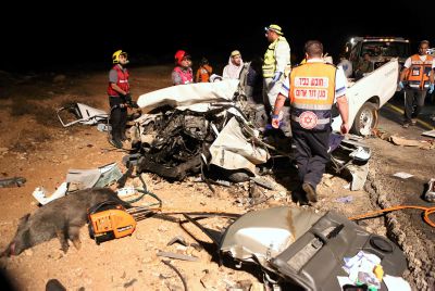 כך דיווח עיתון 'המודיע' על התאונה בשומרון