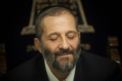 אריה דרעי: "חזרתי לש"ס לא בשביל ללכת לעיריית ירושלים"