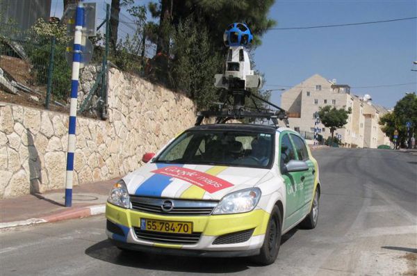 רכבי גוגל סטריט הגיעו לחברון